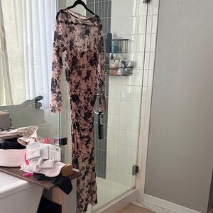 Floral Long Sleeve Dress